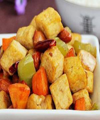 蔥爆豆腐條的做法 蔥爆豆腐條的做法