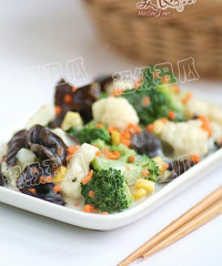 雙色花菜湯的做法 雙色花菜湯的做法