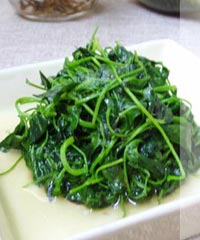 清炒金花菜的做法 清炒金花菜的做法