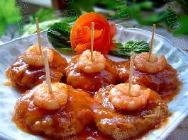 茄汁芋頭豬肉蝦仁餅的做法 茄汁芋頭豬肉蝦仁餅的做法