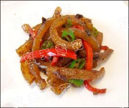 小炒豬皮的做法 小炒豬皮的做法