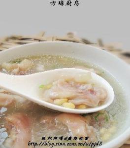 豬蹄黃豆湯的做法 豬蹄黃豆湯的做法