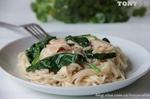 意大利蘑菇白汁雞柳面的做法 意大利蘑菇白汁雞柳面的做法
