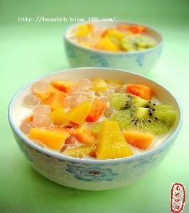 水果牛奶西米露的做法 水果牛奶西米露的做法