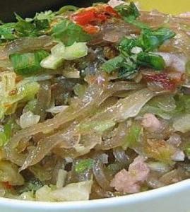 包菜炒粉絲的做法 包菜炒粉絲的做法