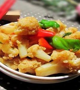 炒花菜的做法 炒花菜的做法