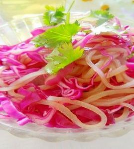 紫甘藍(lán)拌粉條的做法 紫甘藍(lán)拌粉條的做法