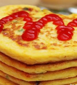 心型煎蛋餅的做法 心型煎蛋餅的做法