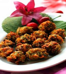 鮮炸素丸子的做法 鮮炸素丸子的做法