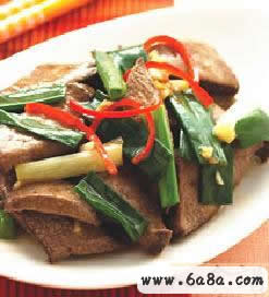 蔥爆豬肝的做法 蔥爆豬肝的做法