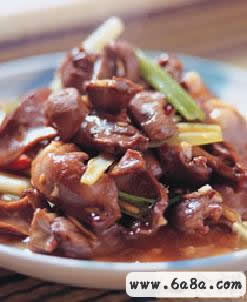 蔥爆豬心的做法 蔥爆豬心的做法