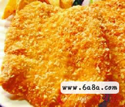 芝士火腿酥炸豬扒的做法 芝士火腿酥炸豬扒的做法