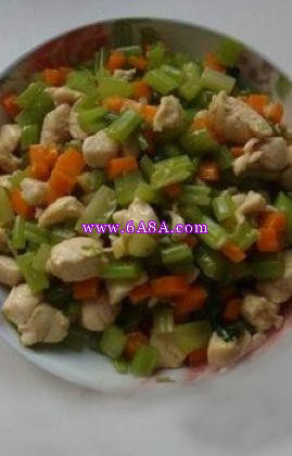 芹菜雞丁的做法 芹菜雞丁的做法