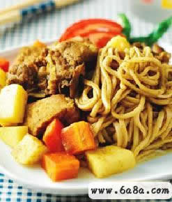 咖哩豬肉燴面的做法 咖哩豬肉燴面的做法