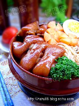 豬腳面線(條)的做法 豬腳面線(條)的做法