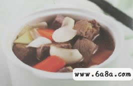 蘿卜牛腩煲百合干的做法 蘿卜牛腩煲百合干的做法