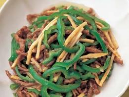 青椒牛肉絲的做法 青椒牛肉絲的做法