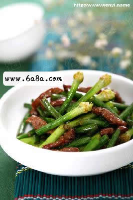 牛肉炒蒜苗的做法 牛肉炒蒜苗的做法