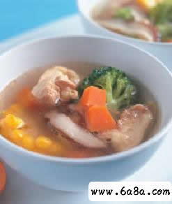 蔬菜雞腿湯的做法 蔬菜雞腿湯的做法
