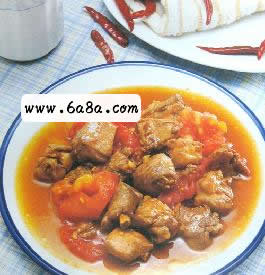 番茄黃燜雞塊的做法 番茄黃燜雞塊的做法