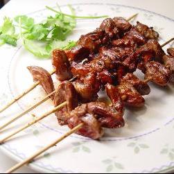 烤雞心串的做法 烤雞心串的做法