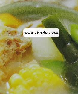 冬瓜海帶鴨骨湯的做法 冬瓜海帶鴨骨湯的做法