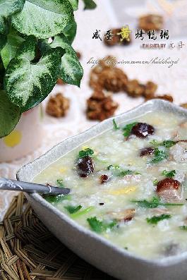 咸蛋黃烤鴨粥的做法 咸蛋黃烤鴨粥的做法