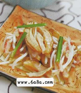 鴨絲烹掐菜的做法 鴨絲烹掐菜的做法