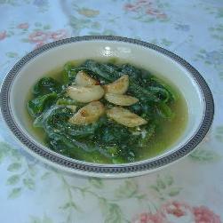 咸蛋上湯木耳菜的做法 咸蛋上湯木耳菜的做法