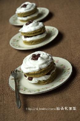 綠茶奶油蛋糕的做法 綠茶奶油蛋糕的做法