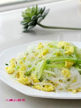 雞蛋炒粉絲的做法 雞蛋炒粉絲的做法