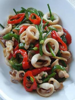 香辣魷魚圈的做法 香辣魷魚圈的做法