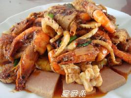 香辣魷魚蝦的做法 香辣魷魚蝦的做法
