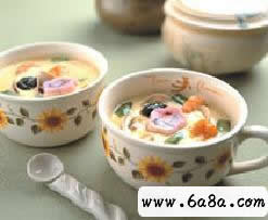魚(yú)子茶碗蒸的做法 魚(yú)子茶碗蒸的做法