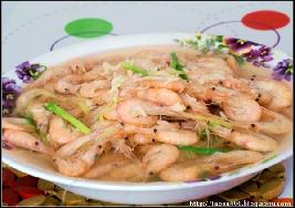 酒釀鹽水煮白蝦的做法 酒釀鹽水煮白蝦的做法