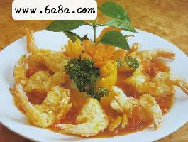 檸檬梅子鳳尾蝦的做法 檸檬梅子鳳尾蝦的做法