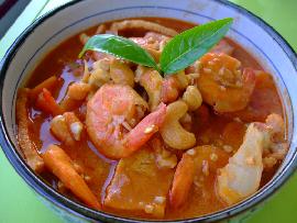 腰果咖喱大蝦的做法 腰果咖喱大蝦的做法