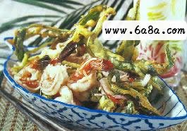 通菜蝦沙律的做法 通菜蝦沙律的做法