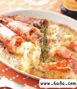 焗烤蒜香明蝦的做法 焗烤蒜香明蝦的做法