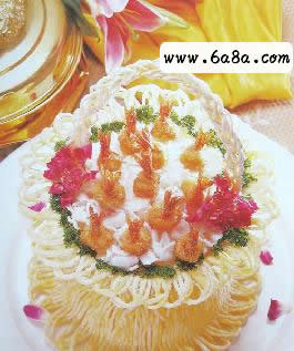 花籃蝦卷的做法 花籃蝦卷的做法