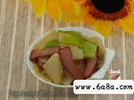 臘肉青椒土豆片的做法 臘肉青椒土豆片的做法