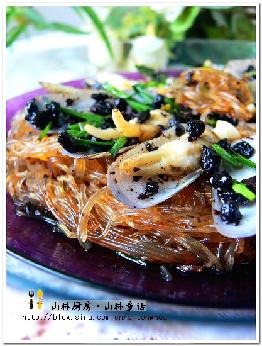 豆豉粉絲蒸蟶子的做法 豆豉粉絲蒸蟶子的做法