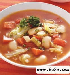 時(shí)蔬大豆湯的做法 時(shí)蔬大豆湯的做法