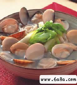 原味清湯蚌面的做法 原味清湯蚌面的做法