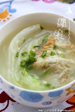 白菜雞蛋濃湯的做法 白菜雞蛋濃湯的做法