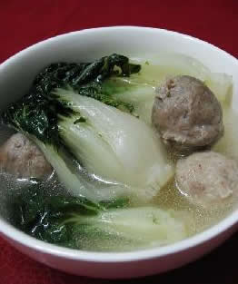 奶白菜肉丸煲的做法 奶白菜肉丸煲的做法