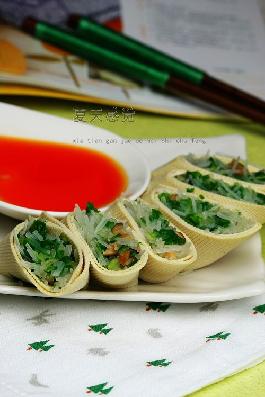 粉絲豆皮卷的做法 粉絲豆皮卷的做法