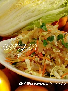 白菜心拌海蜇皮的做法 白菜心拌海蜇皮的做法