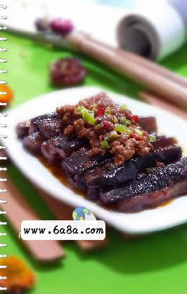 肉末扒茄條的做法 肉末扒茄條的做法