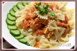 番茄雞蛋蝴蝶面的做法 番茄雞蛋蝴蝶面的做法